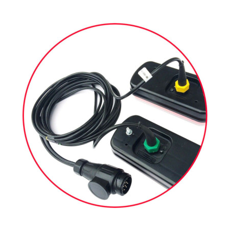 Kabelsatz 5m Stecker 13-polig Anhängerkabel Anhänger Kabelbaum Rückleuchten PKW