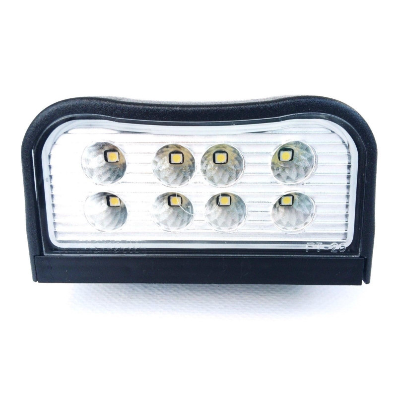 LED Kennzeichenleuchte Nummerschildleuchte 100x56x55 f. Anhänger LKW mit Dreieck