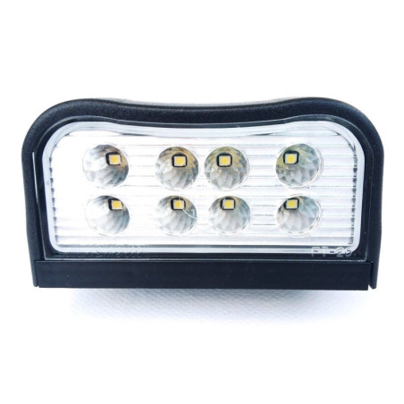 LED Kennzeichenleuchte Nummerschildleuchte 100x56x55 f. Anhänger LKW mit Dreieck