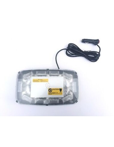Rundumkennleuchte Balken Warnleuchte 30LED*3W 280x165x57mm +2x Magnetunterlage
