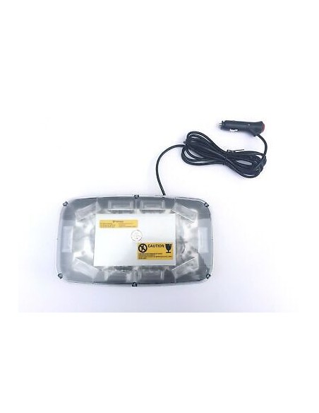 Rundumkennleuchte Balken Warnleuchte 30LED*3W 280x165x57mm +2x Magnetunterlage