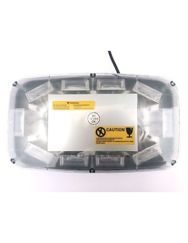 Rundumkennleuchte Balken Warnleuchte 30LED*3W 280x165x57mm +2x Magnetunterlage