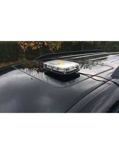 Rundumkennleuchte Balken Warnleuchte 30LED*3W 280x165x57mm +2x Magnetunterlage