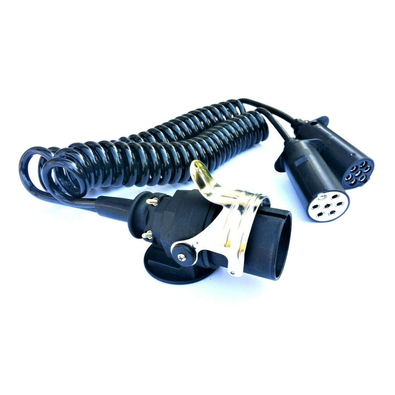 Elektrowendel Kabeladapter Spiralkabel 15P/24V und 2x 7P/24V Adapter Steckern