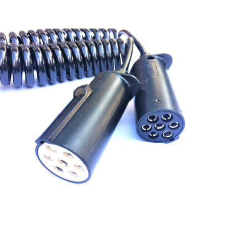 Elektrowendel Kabeladapter Spiralkabel 15P/24V und 2x 7P/24V Adapter Steckern