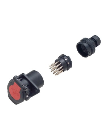 ADR 15P/24V Steckdose LKW Anhänger Schraube Original Erich Jaeger  ISO 12098