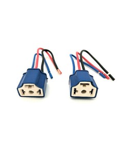 2x H4 Keramik Lampensockel Lampen Stecker Lampenstecker Fassung Sockel Anschluß 2