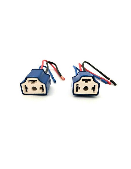 2x H4 Keramik Lampensockel Lampen Stecker Lampenstecker Fassung Sockel Anschluß