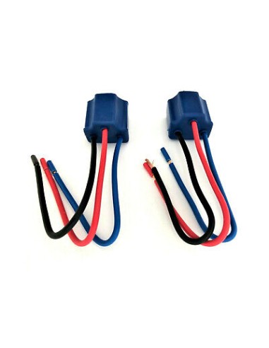 2x H4 Keramik Lampensockel Lampen Stecker Lampenstecker Fassung Sockel Anschluß