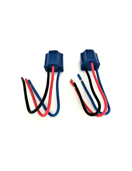 2x H4 Keramik Lampensockel Lampen Stecker Lampenstecker Fassung Sockel Anschluß