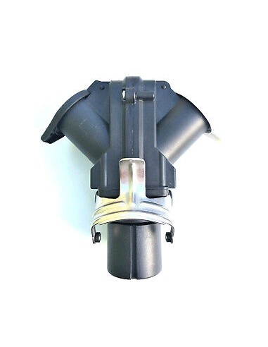 LKW Adapter Kurzadapter  24V 15-polig und 2x 7-polige Steckdose Stecker