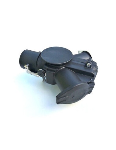 LKW Adapter Kurzadapter  24V 15-polig und 2x 7-polige Steckdose Stecker