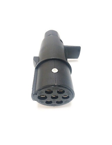 Stecker 7 polig / 24V Kunststoff Autoanhänger Dose (TYP N) Anhängerstecker LKW