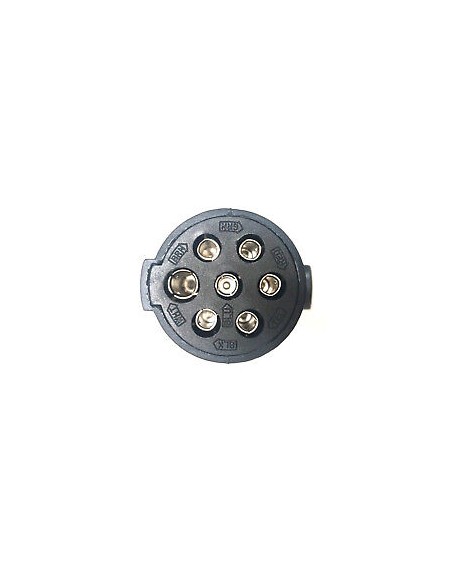 Stecker 7 polig / 24V Kunststoff Autoanhänger Dose (TYP N) Anhängerstecker LKW