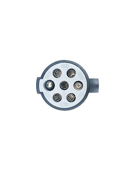 Stecker 7 polig / 24V Kunststoff Autoanhänger Dose (TYP S) Anhängerstecker LKW