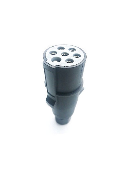 Stecker 7 polig / 24V Kunststoff Autoanhänger Dose (TYP S) Anhängerstecker LKW