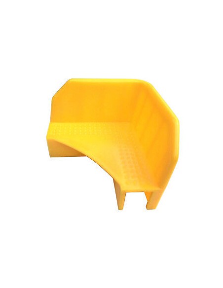 10x Stapelecke Sicherungsecke Transporthilfe  Stapelhilfe Kunststoff gelb SET