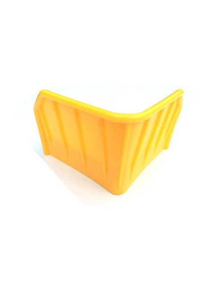 10x Stapelecke Sicherungsecke Transporthilfe  Stapelhilfe Kunststoff gelb SET