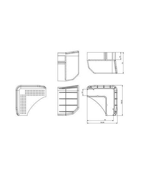 10x Stapelecke Sicherungsecke Transporthilfe  Stapelhilfe Kunststoff gelb SET