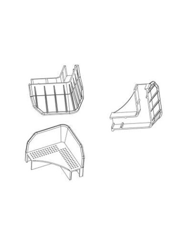 10x Stapelecke Sicherungsecke Transporthilfe  Stapelhilfe Kunststoff gelb SET