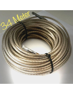 Planenseil Ø 6mm Zollseil für Anhänger mit Stahlseilwinde Anhänger 34m Tir