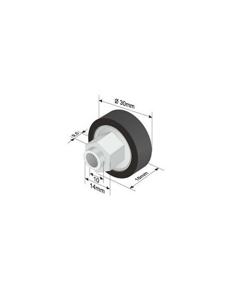 10x Roller Dach Laufrolle Planenrolle Verdeck Auflieger Plane Laufschiene