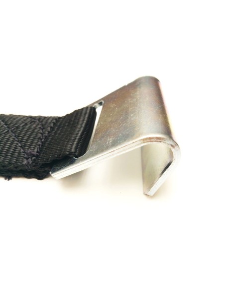 Über-Totpunkt-Spanner mit Polyestergurt Flachhaken LKW Planenspanner verzinkt