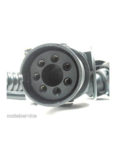 EBS/ADR Elektrowendel 7P/24V ECONOMY LINE 2 Steckern Spiralkabel Anhänger