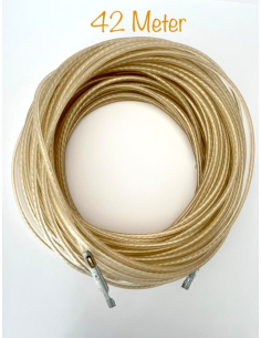 Zollschnur 42 Meter 6mm Zollseil TIR Kabel Planenseil Stahldrahteinlage