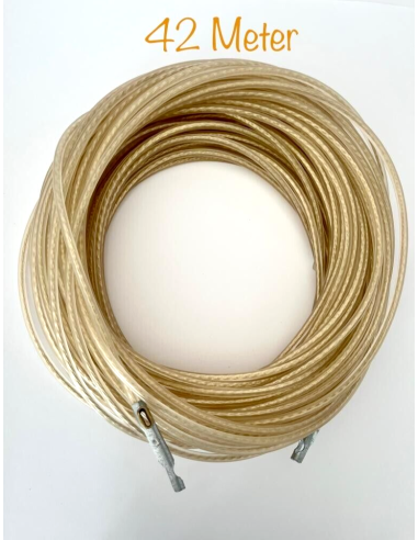 Zollschnur 42 Meter 6mm Zollseil TIR Kabel Planenseil Stahldrahteinlage