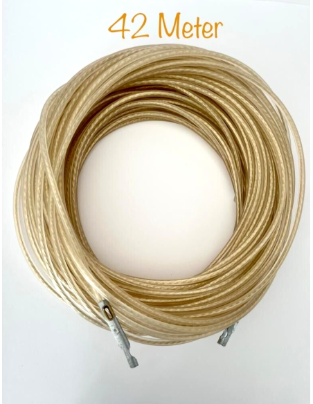 Zollschnur 42 Meter 6mm Zollseil TIR Kabel Planenseil Stahldrahteinlage