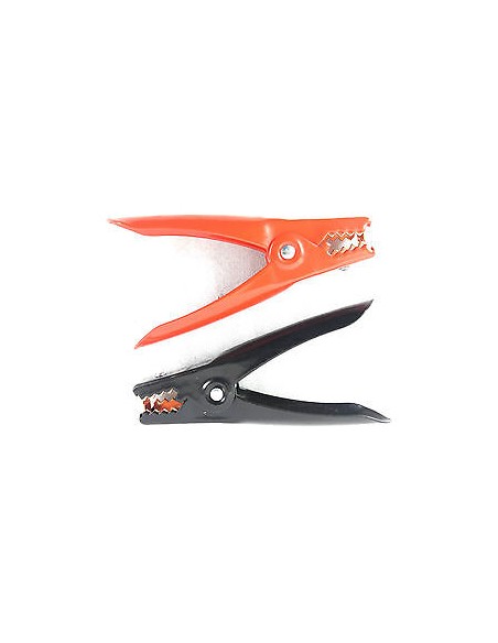 2x Polzange isoliert Polklemme  Batterieklemme Ladezange Schwarz/Rot 1600A SET