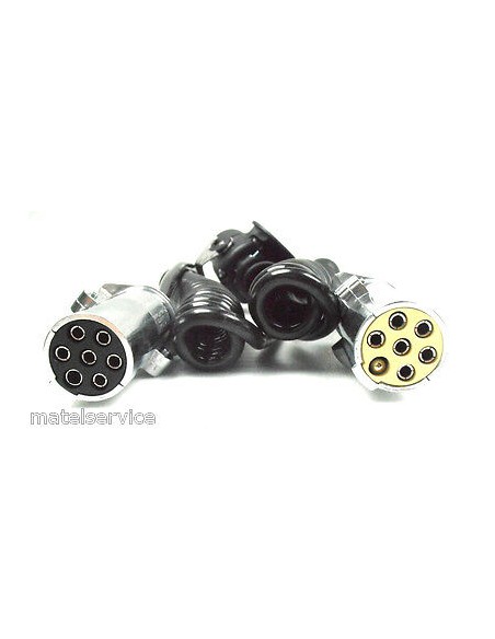 Elektrowendel 15P/24V Stecker und 2x 7P/24V STECKERN Spiralkabel Kabeladapter