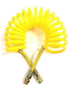 Luftwendel gelb Airflex Spiralschlauch Luftschlauch Wendelflex Druckluftbremse