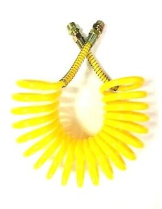 Luftwendel gelb Airflex Spiralschlauch Luftschlauch Wendelflex Druckluftbremse 2
