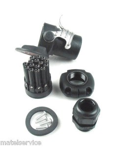ADR/ABS/EBS 24V 15 Polig Stecker 241010 für LKW's  Erich Jaeger  ISO 12098 ADR 2