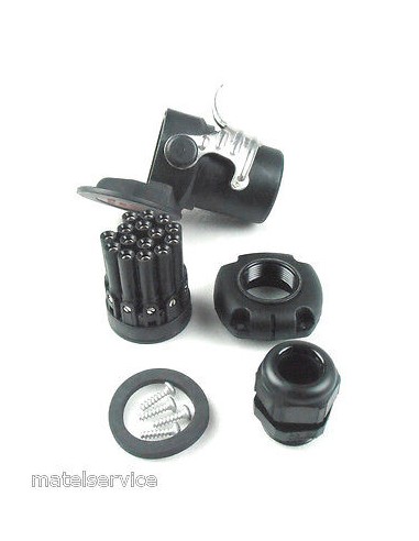 ADR/ABS/EBS 24V 15 Polig Stecker 241010 für LKW's  Erich Jaeger  ISO 12098 ADR