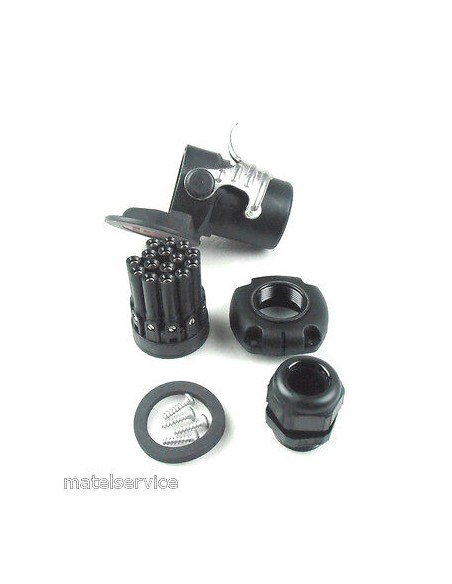 ADR/ABS/EBS 24V 15 Polig Stecker 241010 für LKW's  Erich Jaeger  ISO 12098 ADR