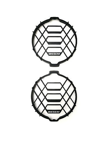2x Schutzgitter für rund Scheinwerfer mit Durchmesser ø183 mm Gitter Schutz Set
