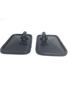 2x Außenspiegel Spiegel 215x165 mm ø18 E20 Bagger Traktor Trecker Metall Gehäuse