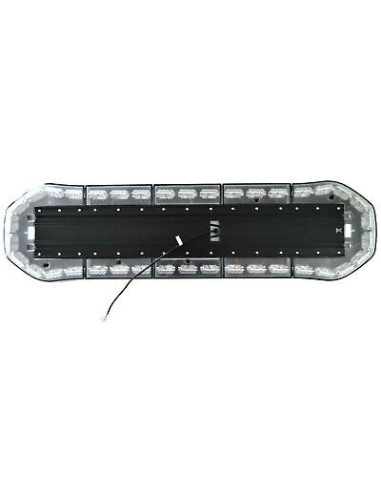 LED Warnbalken 1200×326 mm, 76W, Warnleuchte LED, 152 LEDs, 12/24V, R65 R10, IP67 – starkes Warnsignal, robustes Gehäuse