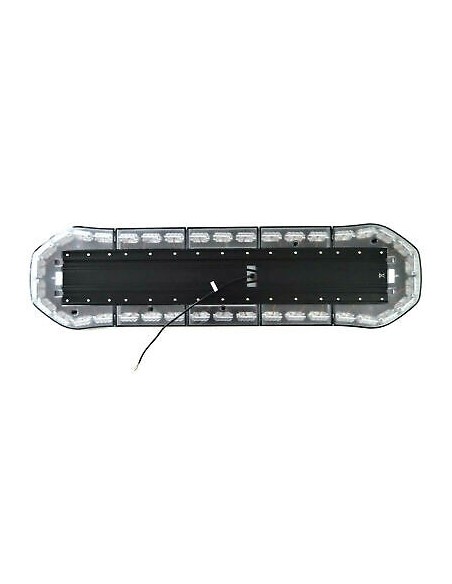 LED Warnbalken 1200×326 mm, 76W, Warnleuchte LED, 152 LEDs, 12/24V, R65 R10, IP67 – starkes Warnsignal, robustes Gehäuse
