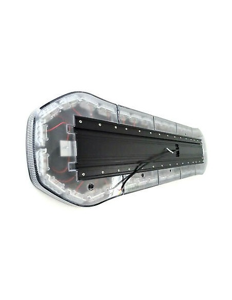 LED Warnbalken 1200×326 mm, 76W, Warnleuchte LED, 152 LEDs, 12/24V, R65 R10, IP67 – starkes Warnsignal, robustes Gehäuse