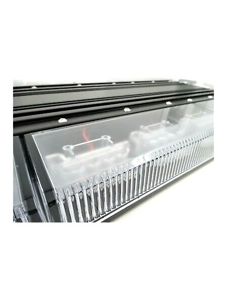 LED Warnbalken 1200×326 mm, 76W, Warnleuchte LED, 152 LEDs, 12/24V, R65 R10, IP67 – starkes Warnsignal, robustes Gehäuse