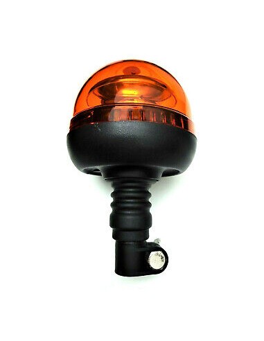 Orange LED Rundumleuchte Warnleuchte 45 LED 12V 24V R65 R10 E9 doppelter Blitz