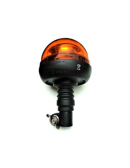 Orange LED Rundumleuchte Warnleuchte 45 LED 12V 24V R65 R10 E9 doppelter Blitz