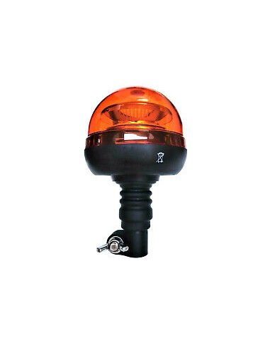 Orange LED Rundumleuchte Warnleuchte 45 LED 12V 24V R65 R10 E9 doppelter Blitz