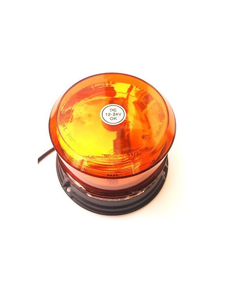 Rundumleuchte Warnleuchte 12 LED 12V 24V Sechs Blitz Zwei Blitz Rotation Magnet