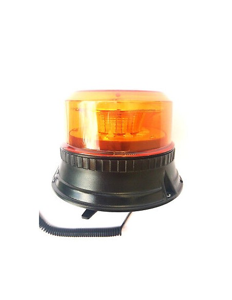 Rundumleuchte Warnleuchte 12 LED 12V 24V Sechs Blitz Zwei Blitz Rotation Magnet
