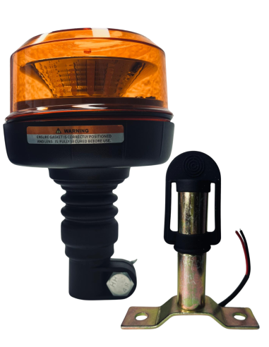 Rundumleuchte Warnleuchte LED 12-24V E9 ECE 10 R65 mit Halterung T